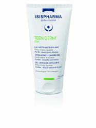 TEEN DERM Gel Очищающий отшелушивающий гель для умывания для проблемной кожи от акне, (Тин Дерм гель) туба 150 мл