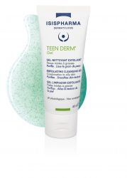 TEEN DERM Gel Очищающий отшелушивающий гель для умывания для проблемной кожи от акне, (Тин Дерм гель)туба 40 мл