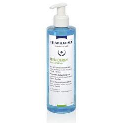 ISISPHARMA TEEN DERM Gel sensitive Гель Сенситив д/умывания комбинир и жирн пробл кожи, флак 250 мл